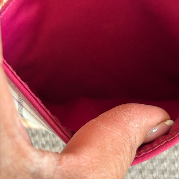 Coach Heritage Tattersall Pink Stripe Crossbody - Picture 6 of 8